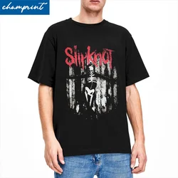 Mężczyźni Kobiety T-Shirt Slipknoted Heavy Mental Music Casual Pure Cotton Tees Short Sleeve T Shirt Crew Neck Clothes Plus Size