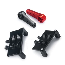 AXSPEED EMax ES08MAII Analog Servo Steering with Mount & 15T Arm for Axial SCX24 1/24 RC ROCK Crawler Car Model Upgrade Parts