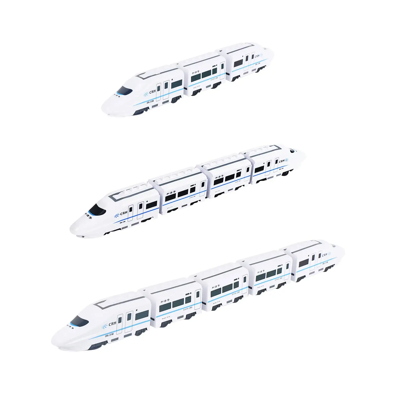 High Speed Railway Universal Wheels Built in Sound and Lights Electric Train Car