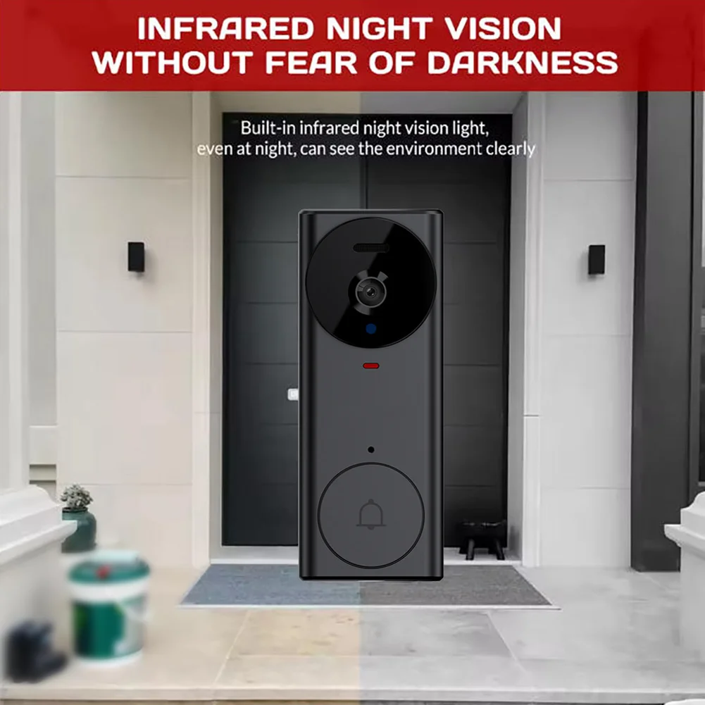 4.3-inch Display Screen Intelligent Doorbell Wireless Electronic Camera Video Doorbell With Camera Two-Way Communication