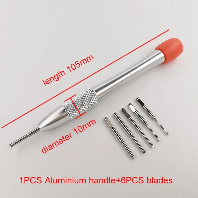 

T Shape Blades Screwdriver Kit For Submariner Datejust Daytona GMT Watch Bracelets and Watch Movement Screw Big Aluminium Handle