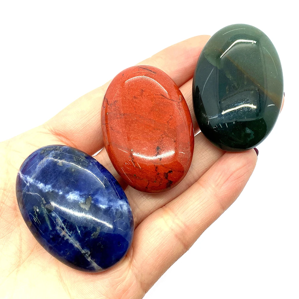 Natural Stone CAB Cabochon Beads Lapis Glitterstone Crystal Quartz Oval Fashion Jewelry DIY Ring Necklace Cabochon Accessories