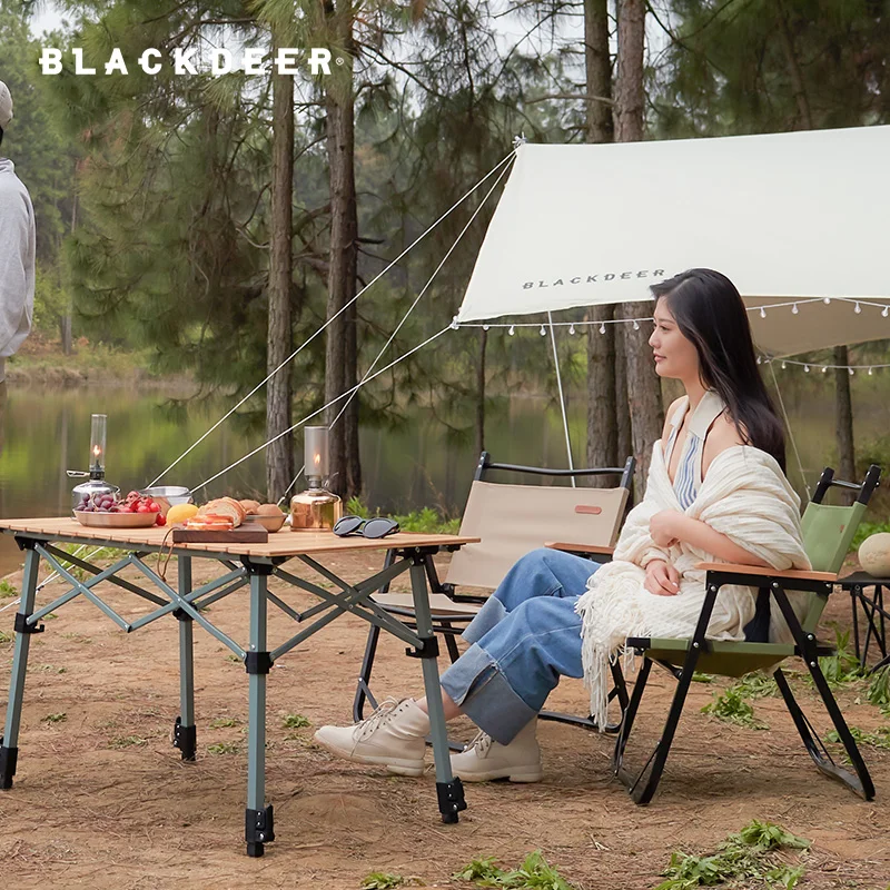 Blackdeer przenośny aluminiowy składane krzesło Camping fotel wypoczynkowy na piknik Kermit Chair