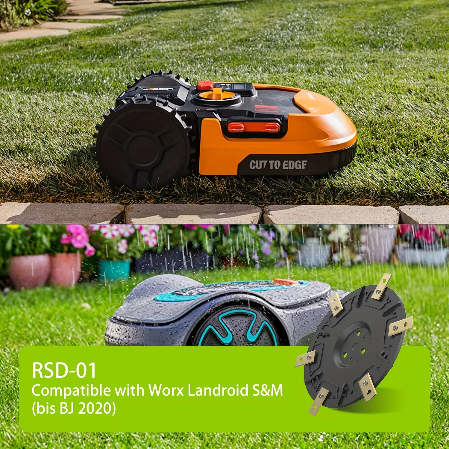Suitable for Worx Landroid S&M Landxcape Yardforce Ferrex Scheppach robotic lawn mowers lawn mower accessories view 3