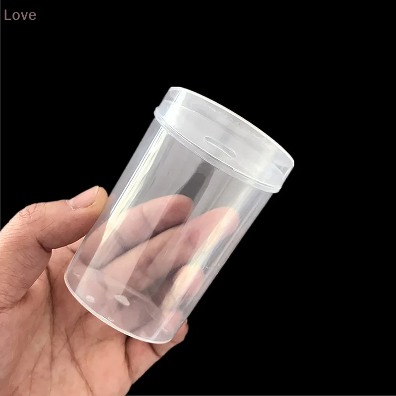 [L&P] Transparent Plastic Cotton Buds Storage Box Desktop Dust Proof Makeup Removal Cotton Lipstick Cosmetics Organization