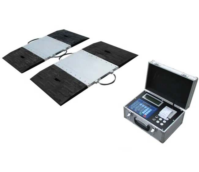 Portable Steel Truck Scale Weight Scales 4000kg/80t Load Capacity Motion Axle Weighing  Customizable Display Type
