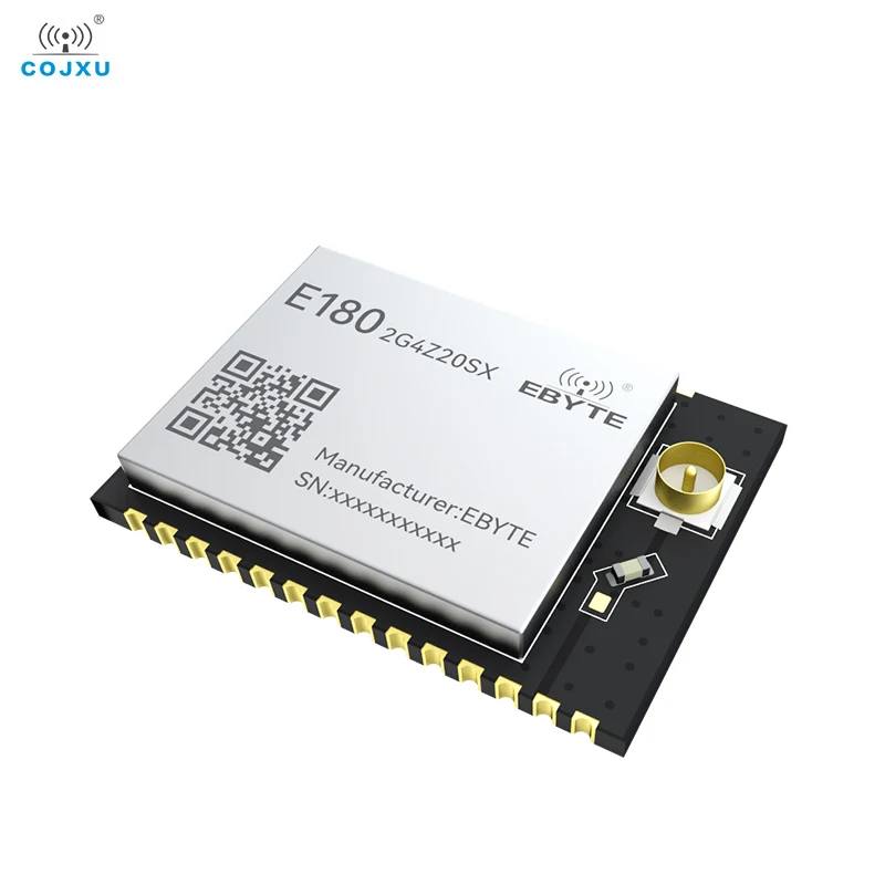 

Zigbee 3.0 Wireless Module Self-Organised Networking Low Power Consumption COJXU E180-2G4Z20SX Industrial XBEE MESH SMD 20dBm