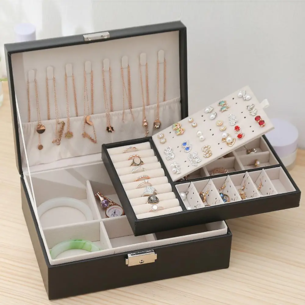 

Потрясающий Органайзер-кольцо с защитой от царапин, чехол 5 цветов, контейнер для хранения ожерелья, экономия места для общежития