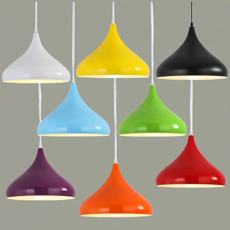 

Nordic modern minimalist chandeliers restaurants living room personality creative aluminum single Chandelier