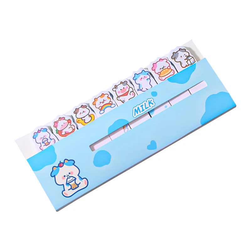 Cartoon Animal Row Station  Memo Pad Cute Ins Girl Heart Index Sticker Learning Memo N Times Sticky Note Book image 5