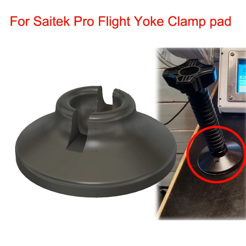 

For Saitek Pro Flight Yoke Clamp Pad Foot, often lost so make Spare To Replace