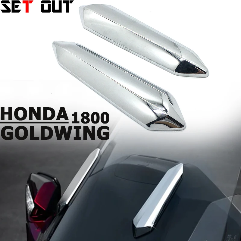 For Honda Goldwing GL 1800 F6B 2018 2019 2020 GL1800  F6B 18-20 Motorcycle Accessories Chrome Plated Windshield Pillar Cover