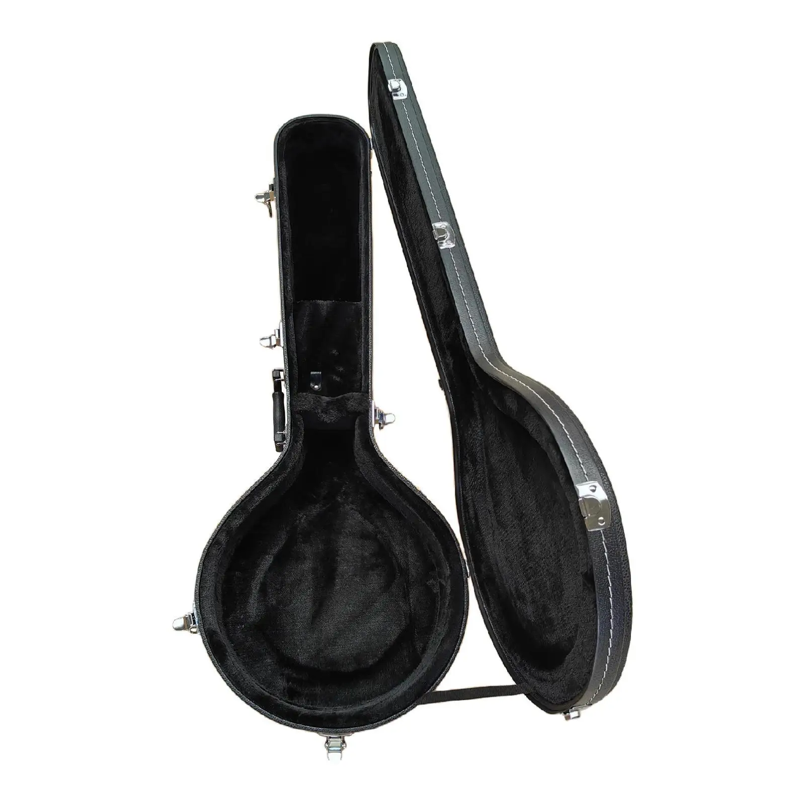 

Banjo Hard Case Scratch Resistant Accessories Sturdy Premium Professional Interior Padding PU Leather Gig Bag