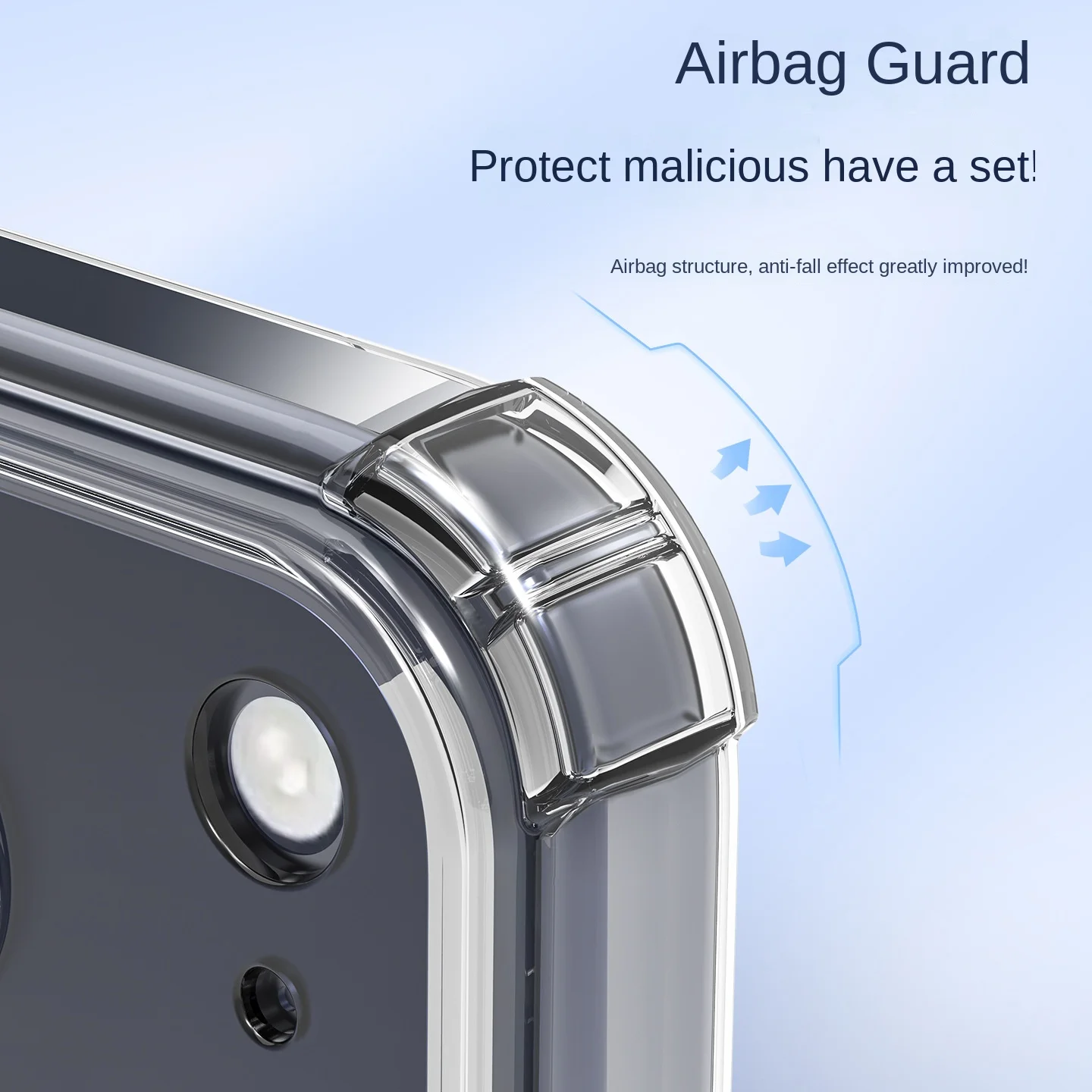 حافظة شفافة جديدة مضادة للسقوط بأربعة زوايا لهاتف آيفون 17 17 Air 17 Pro Max غطاء سيليكون شفاف مقاوم للصدمات لهاتف 17Pro Bumper Capa