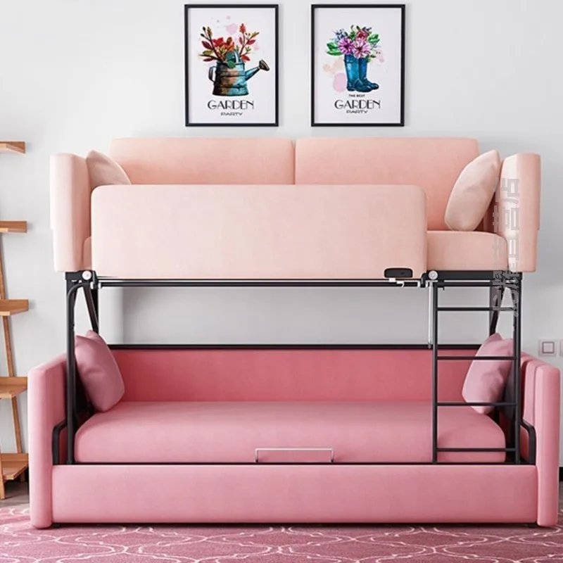 

Simple double folding sofa bed single leisure living room sofa tri-fold Internet celebrity bunk sofa bed