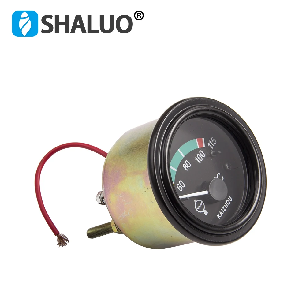 55MM 12v 24v Diesel Engine Water Temperature Gauge Meter With Backlight  Generator Parts Accessories