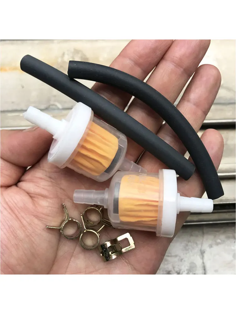 AliExpress NONE Motorcycle Fuel Petrol Inline Hose Pipe with Clip Universal for 2 Stroke Mini Dirt Bike Quad Gas Gasoline Liquid Oil Filter Pipe