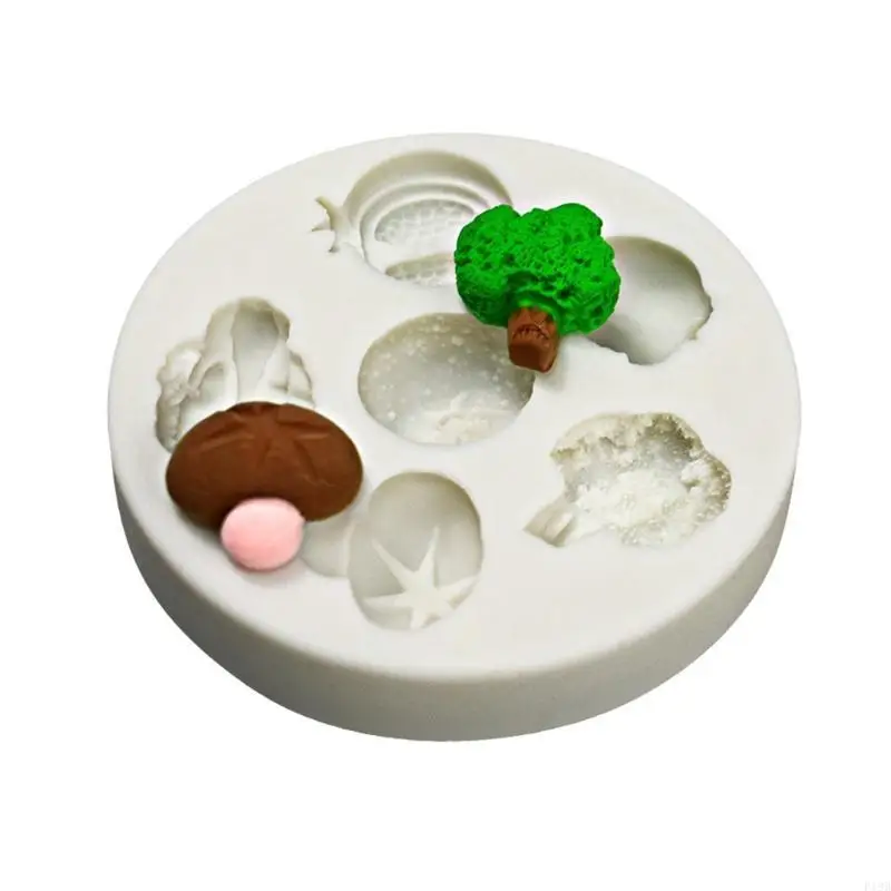 F19B Flower Fruit Vegetable Silicone Mold Fondant Cake Mould Chocolate Mould Cake Decorating Tools Kitchen Baking Accessories