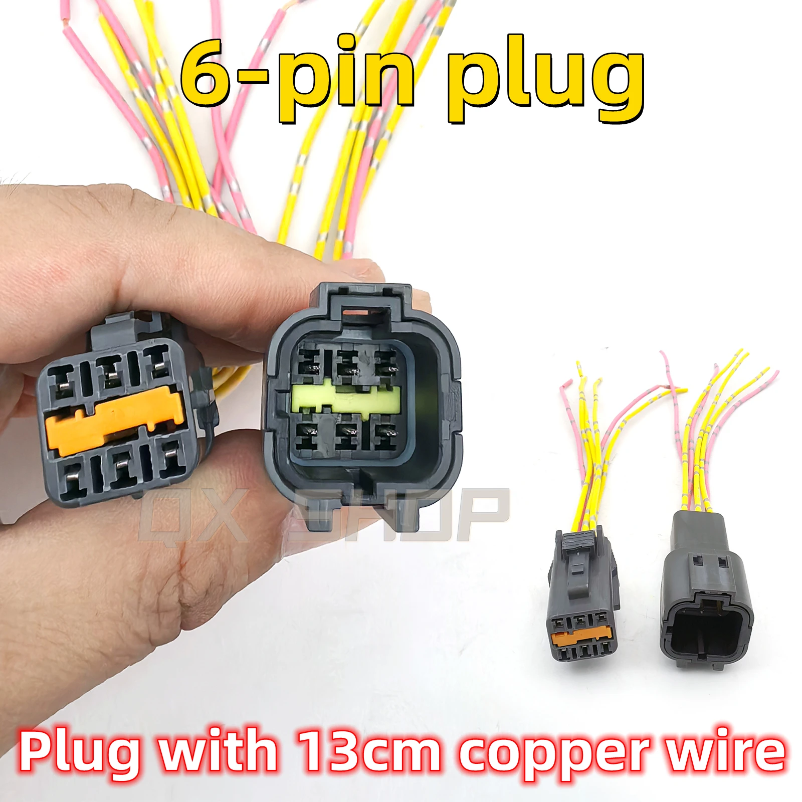 

6-pin plug connector DJ7066C-1.5-11/21 For Excavator Car Flameout motor、throttle motor Wire harness plug 7123(7222)-7760-40