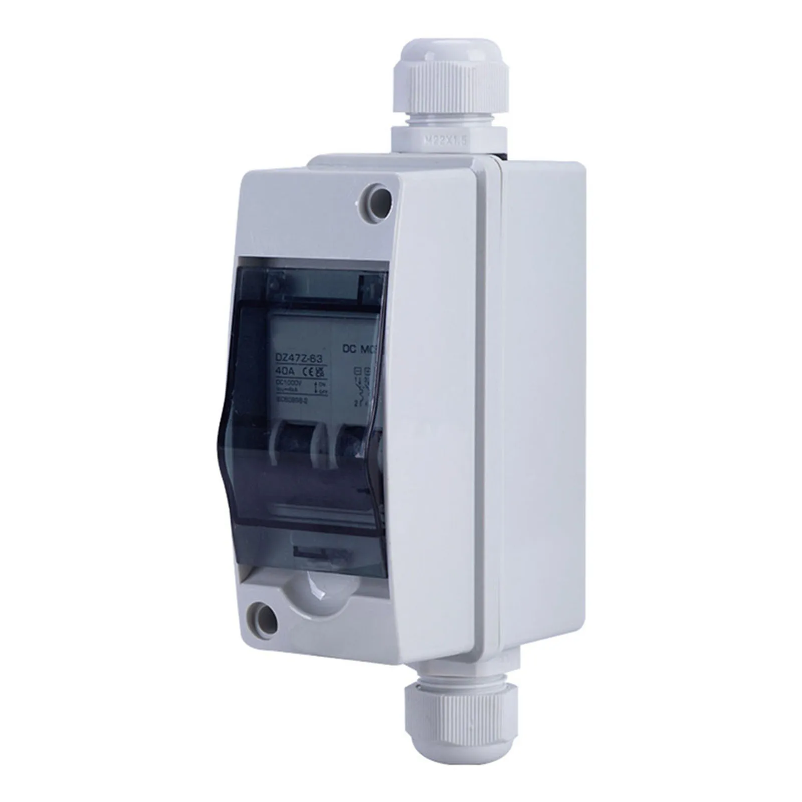 PV Isolator Switch DC1000V 63A IP65 Disconnect Circuit Breaker 2p For Solar Panels Connector Short Circuit Protection