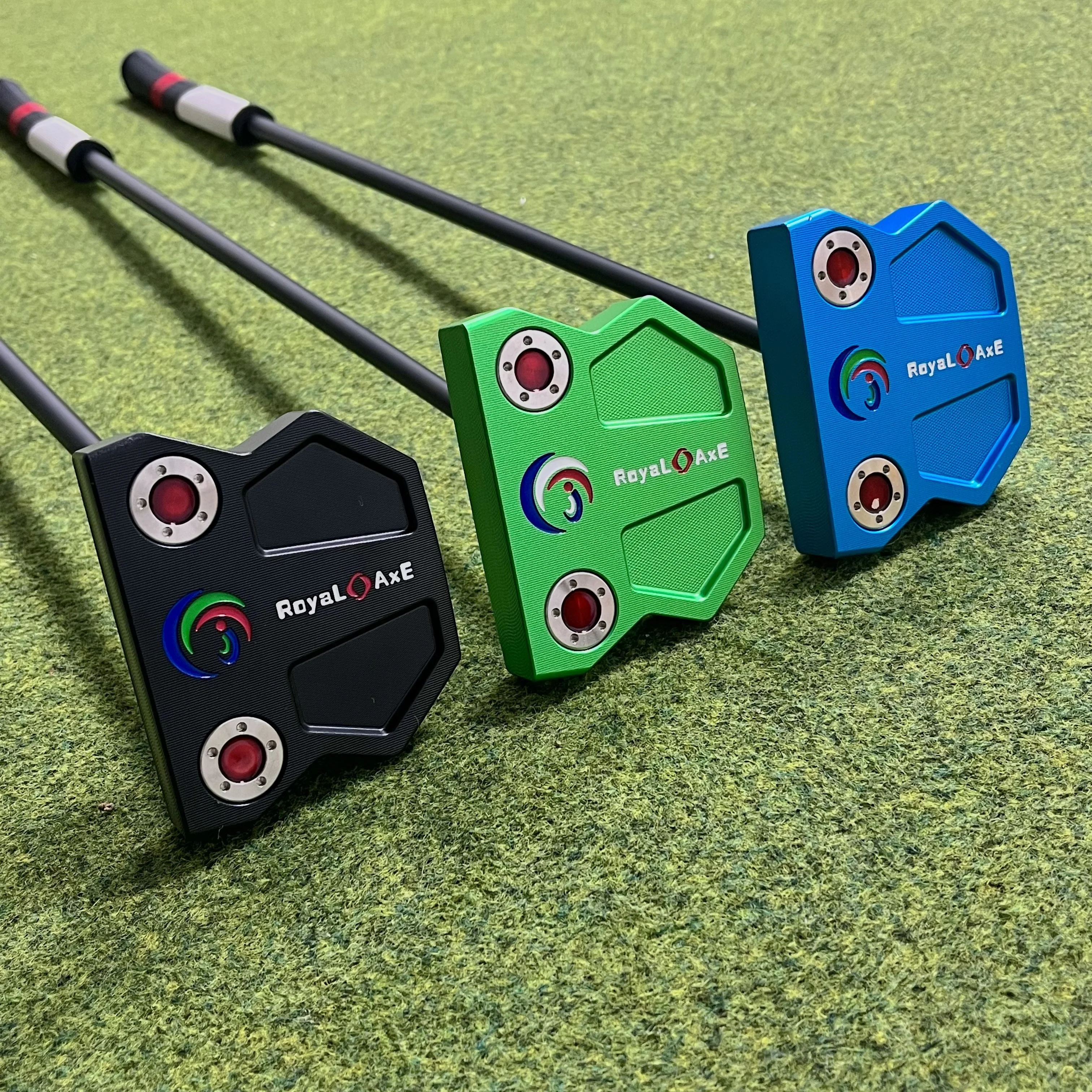 2026 New RoyalAxe Zero Torque Standing Putter, featuring available in sizes 32/33/34/35/36 inches,the rod body is made of black carbon and steel.