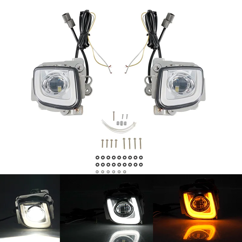 دراجة نارية LED بدوره إشارة القيادة الضباب الخفيف ، هوندا فالكيري 1800 ، الذهب الجناح F6B 2013-2017 ، GL1800 نماذج 2012-2017