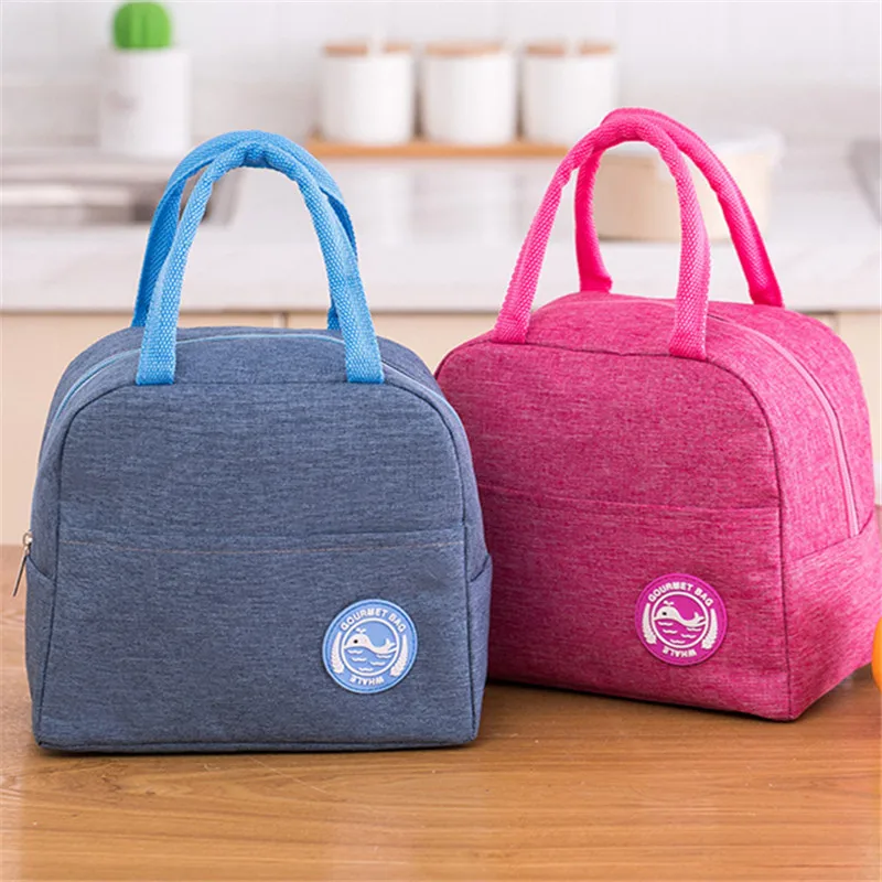 

Portable Thermal Insulated Lunch Box Bag Women's Bento Lunchbox Cooler Pouch School Picnic Food Container Dinner Storage Bags