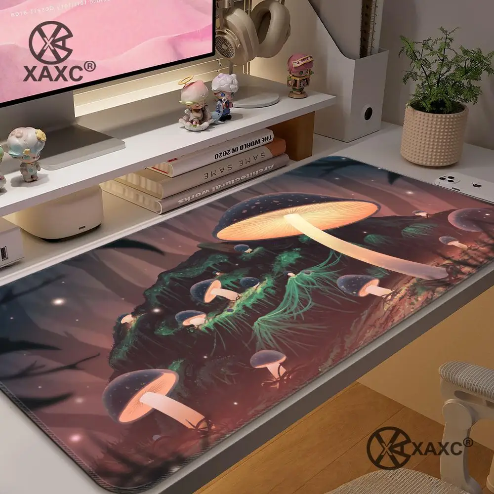

Plant Mouse Pad Cottagecore XAXC Mouse Pad large keyboard mouse desk pad non-slip rubber gaming mouse pad laptop mouse carpet