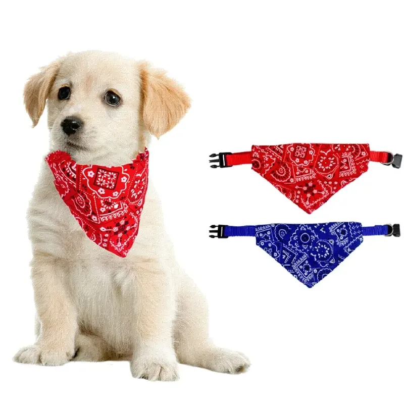 

Pet Bibs Adjustable Pet Saliva Towel Dog Puppy Cat Neck Scarf Bandana Collar Triangle Bib Neckerchief