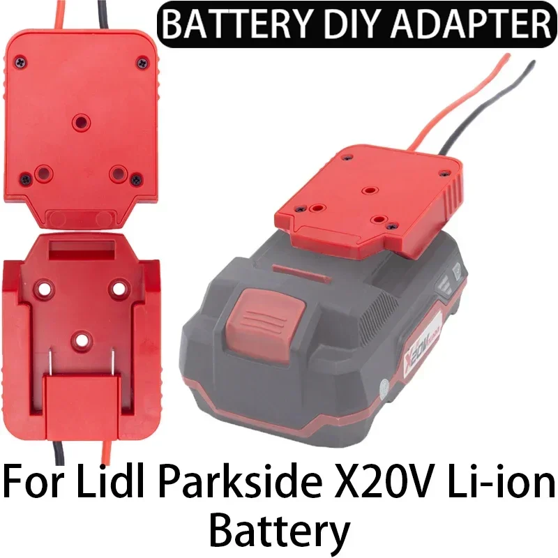 Power Tool Accessories Battery DIY Adapter for Lidl Parkside X20V Team Lithium-ion Battery 14AWG Wires