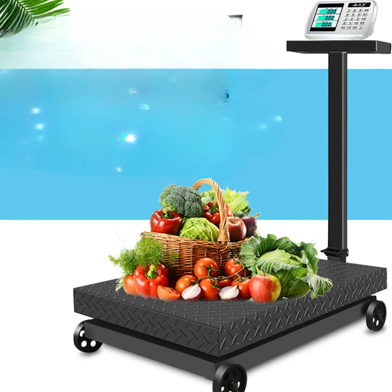 Electronic scale commercial 800kg electronic platform   500kg weighing   1000kg large precision