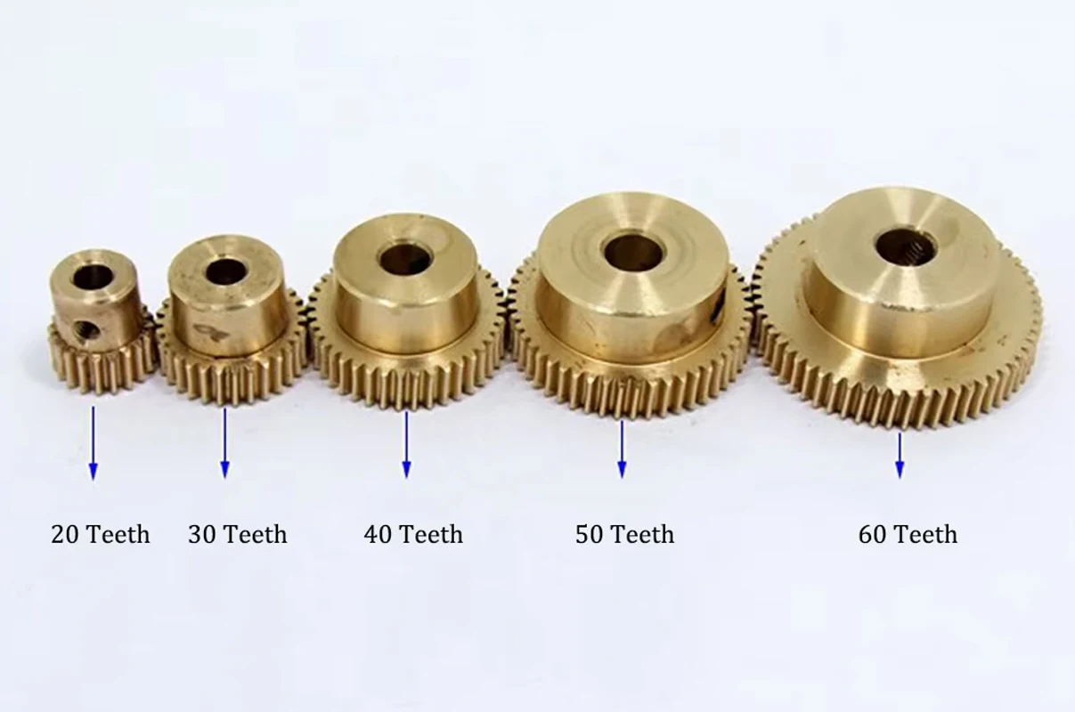 1.5 Mod Brass Worm Gear 20-40 Teeth 45 Steel Worm Rod Ratio 1:20 1:22 1:24 1:25 1:30 1:40 Electric Motors Brass Worm Gear