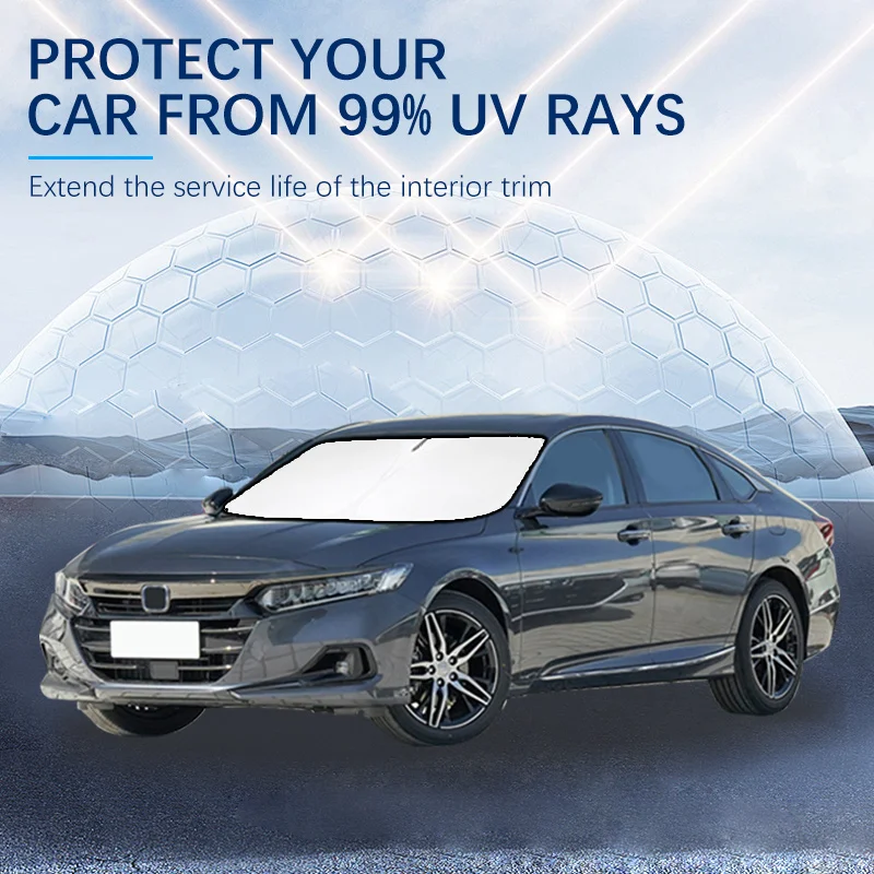 

Car Windshield SunShade Sun Visor Foldable Parasol Blocks UV Rays For Honda Accord 7th 8th 9th 10th