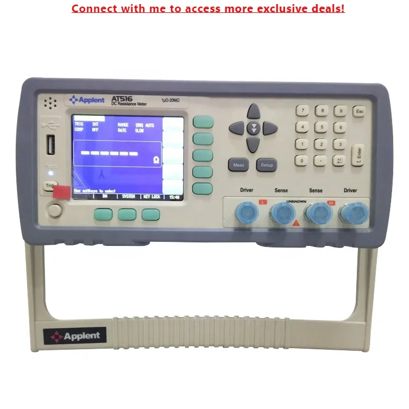 

Anbai AT516 DC Low Resistance Measuring Instrument Micro Ohmmeter
