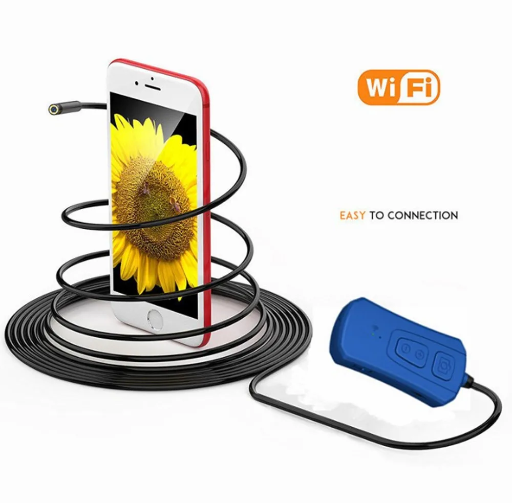 

3.9mm 3X Zoom Wireless WIFI Endoscope Camera Inspection CMOS Borescope Otoscope Digital Microscope