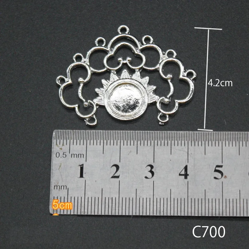 Crown Base Material Antique DIY Hairpin Necklace Golden Silver  Colour  Metal Alloy Decorative Accessories For Jewelry Making