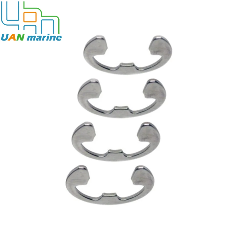 4 foto bantalan driveshat cincin E untuk MerCruiser Alpha 1 Gen 2 Quicksilver Anchor pin circlips E-Ring53-815949 815949 18-2345