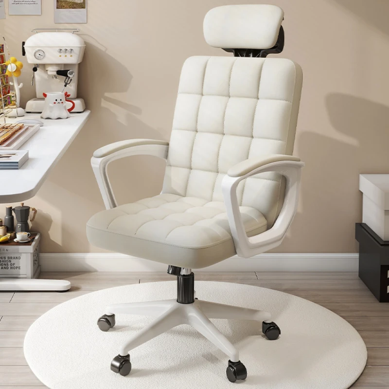 

White Adjustable Office Chair Recliner Relax Designer Ergonomic Computer Chair Chaise Gaming Cadeira Escritorio Office Furniture