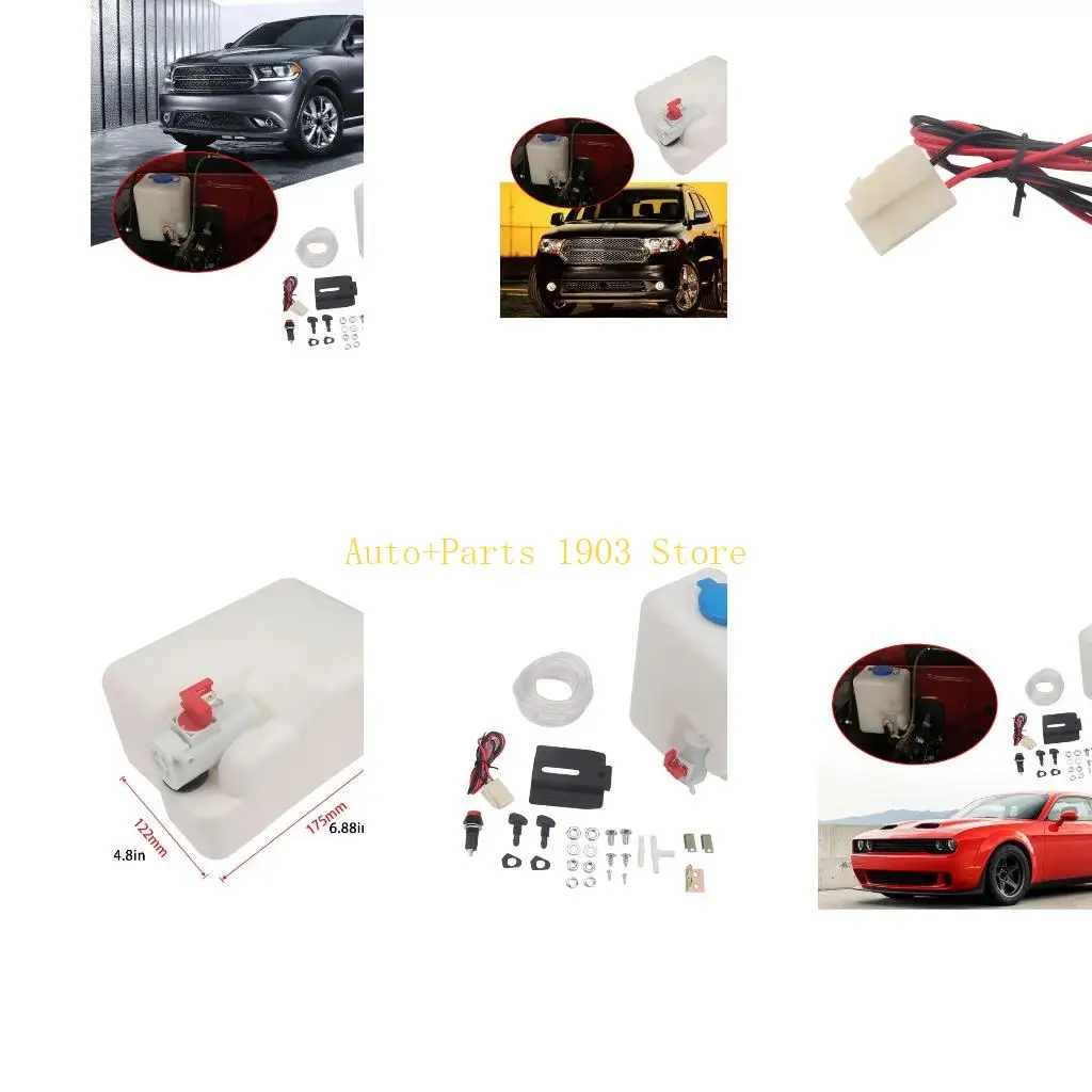 

E21C 1.5L Windshield Washer Fluid Container 12V Electric Plastic Metal Material