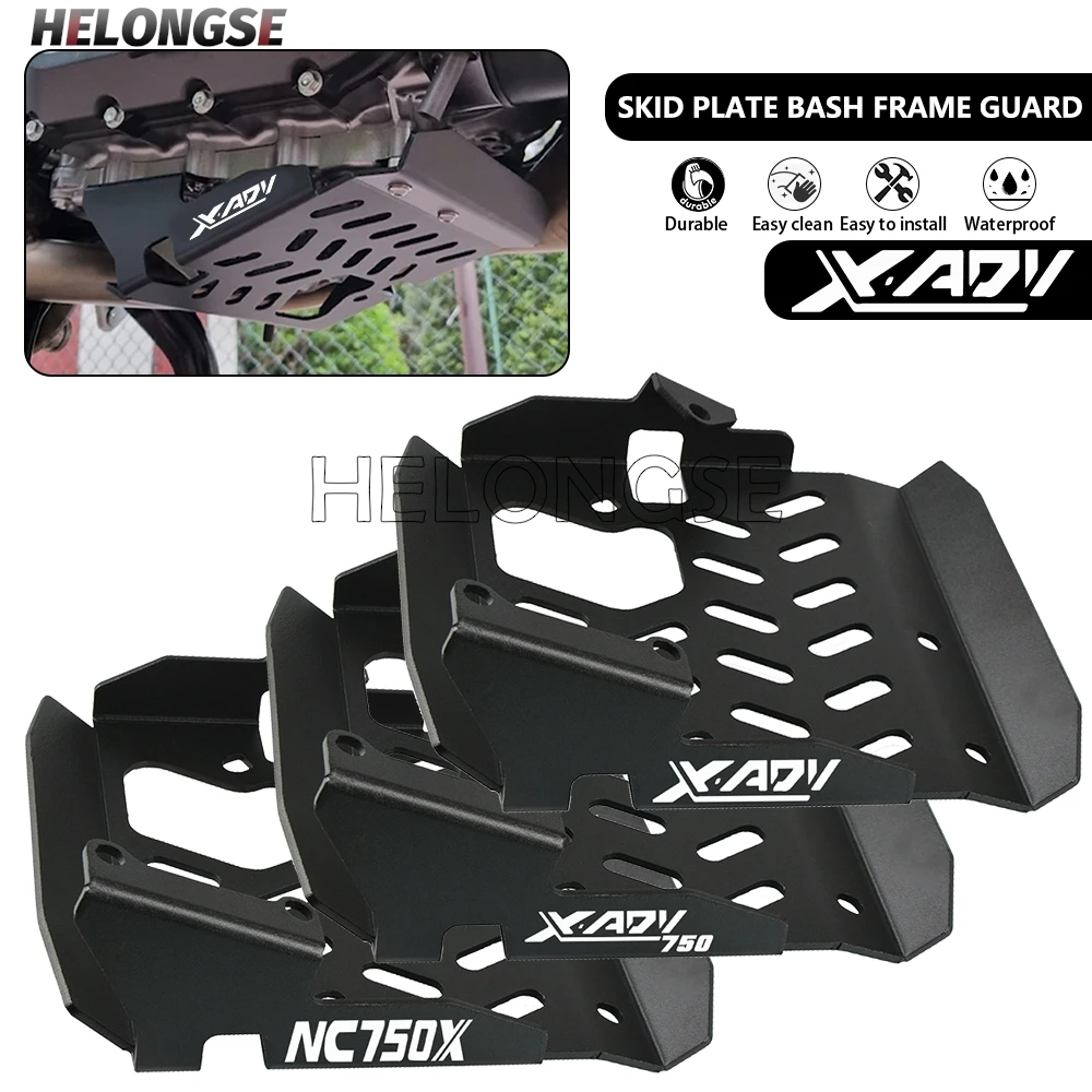 

Motorcycle Skid Plate Bash Frame Guard Engine Cover Protection For Honda X-ADV 750 NC750X 2017-2026 2024 2023 2025 XADV750 X ADV