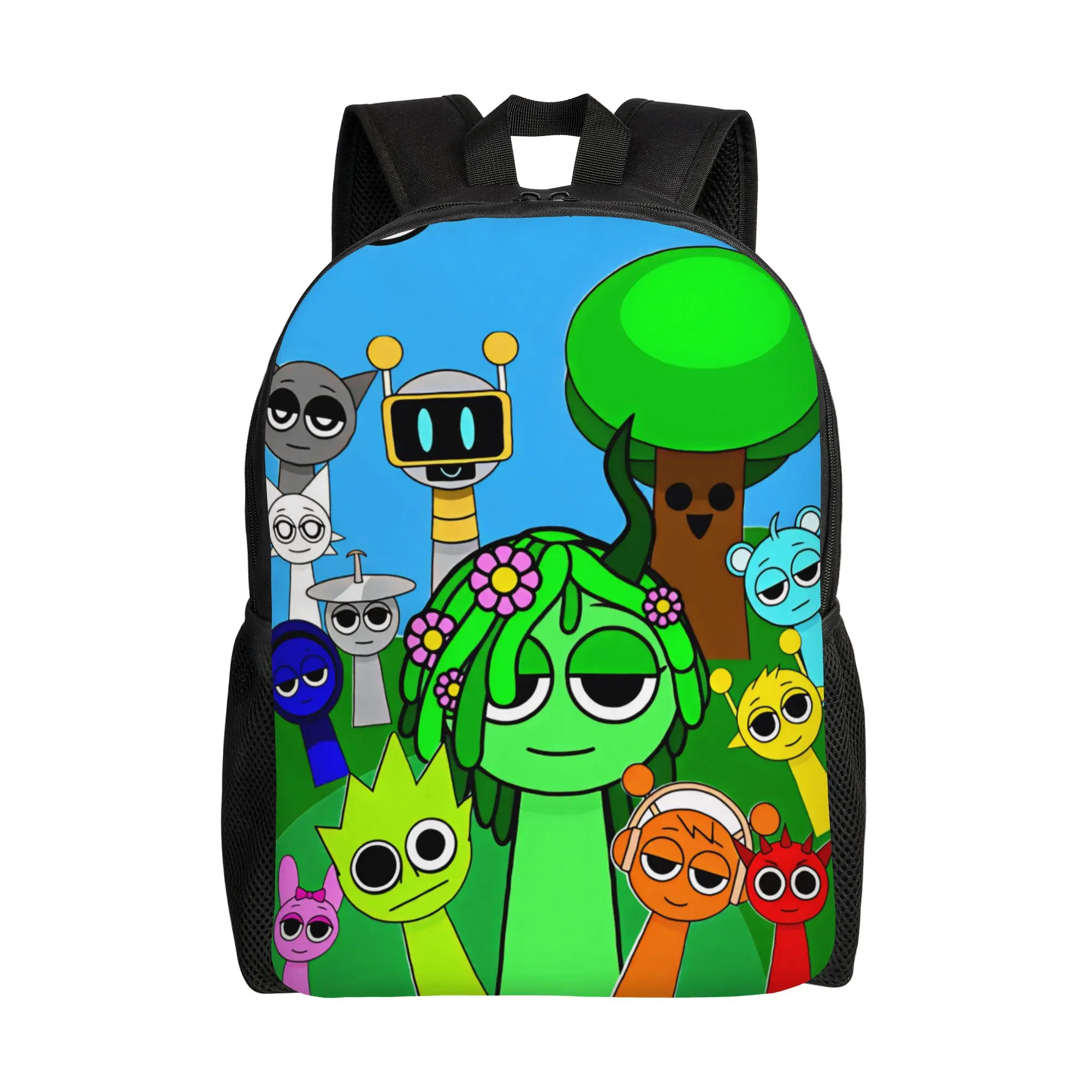 All My Sprunkis Game  Backpack  Travel Backpacks Unisex Cute School Bags High Quality Soft Rucksack