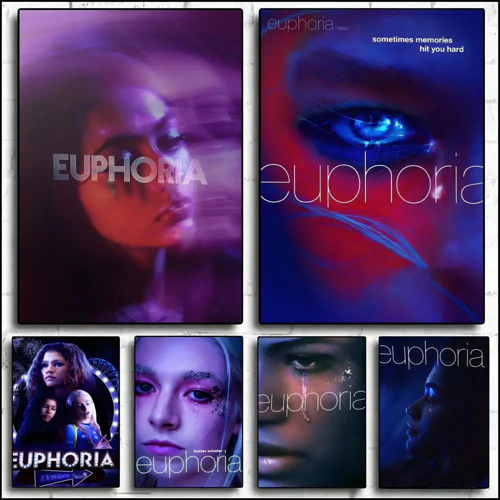 Affiche E-Euphoria, impression d'art mural, convient pour le salon, la chambre à coucher, le bar, la salle de séjour, la décoration de la maison, cadeau