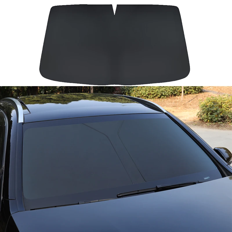 Parasol de parabrisas delantero para coche, persiana opaca para ventana de vehículo, accesorios para Audi Q2, Q3, Q5, Q7, 8U, F3, 8R, FY, 4L, 4M