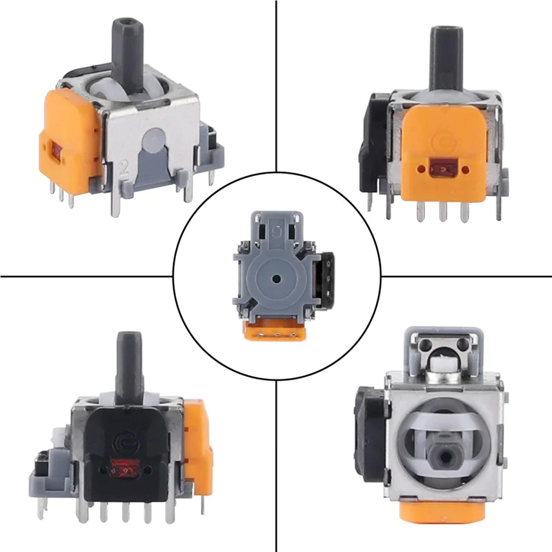 

Joysticks Replacement For PS4 Controller,4 Pack Hall Effect 3D Analog Sensor Joysticks Module For Playstation Conrtoller