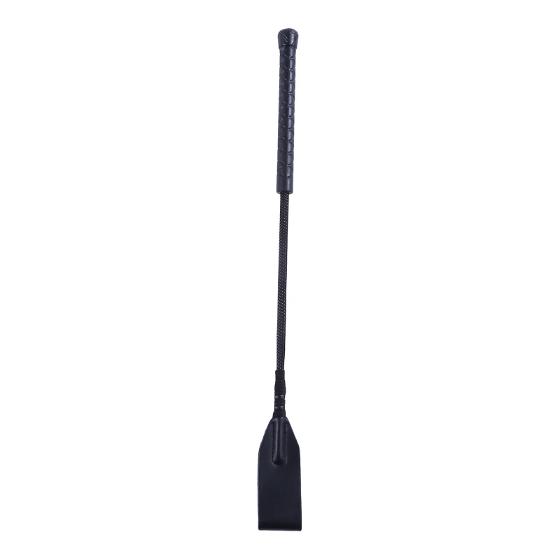 

Portable Equestrian Horse Whip PU Leather Riding Crop With Handle Pointer Training Racing Stage Performance Equestrian Prop