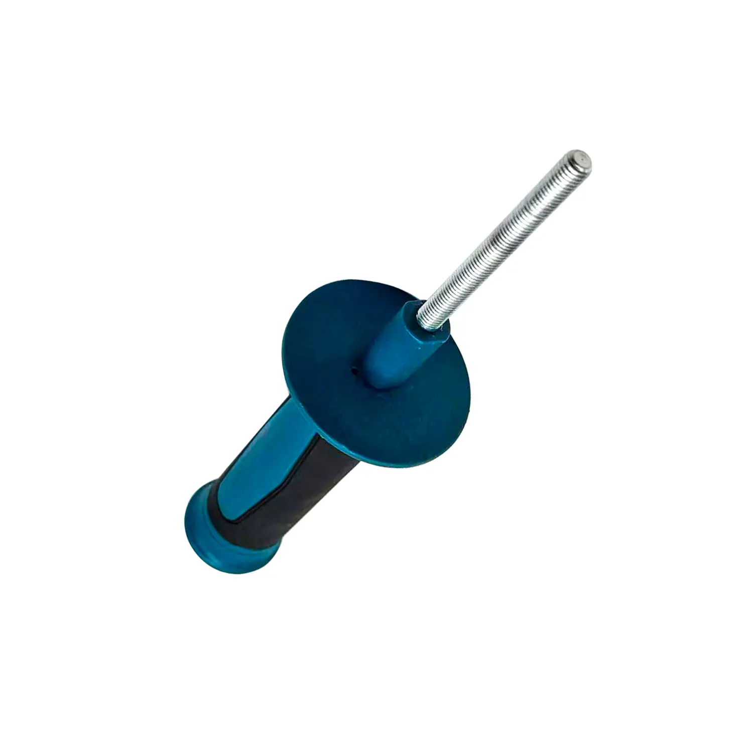Rubber Coated 8mm Thread Side Handle for Angle Grinder Flashlight Drill Ergonomic Design Metal Plastic Build Blue