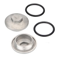 2pcs Scooter Oil Drain Plug Cover Rubber O Seal Ring for GY6 50 80CC GY6125 150 KYMCO Oil Drain Cover Engine Parts