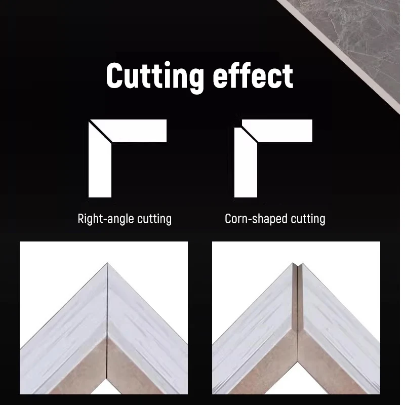 220V Tile Chamfering Machine 43 Degree Wet Tile Cutting and Chamfering Machine Adjustable Angle Water-Cooled Tile Chamfer Cutter