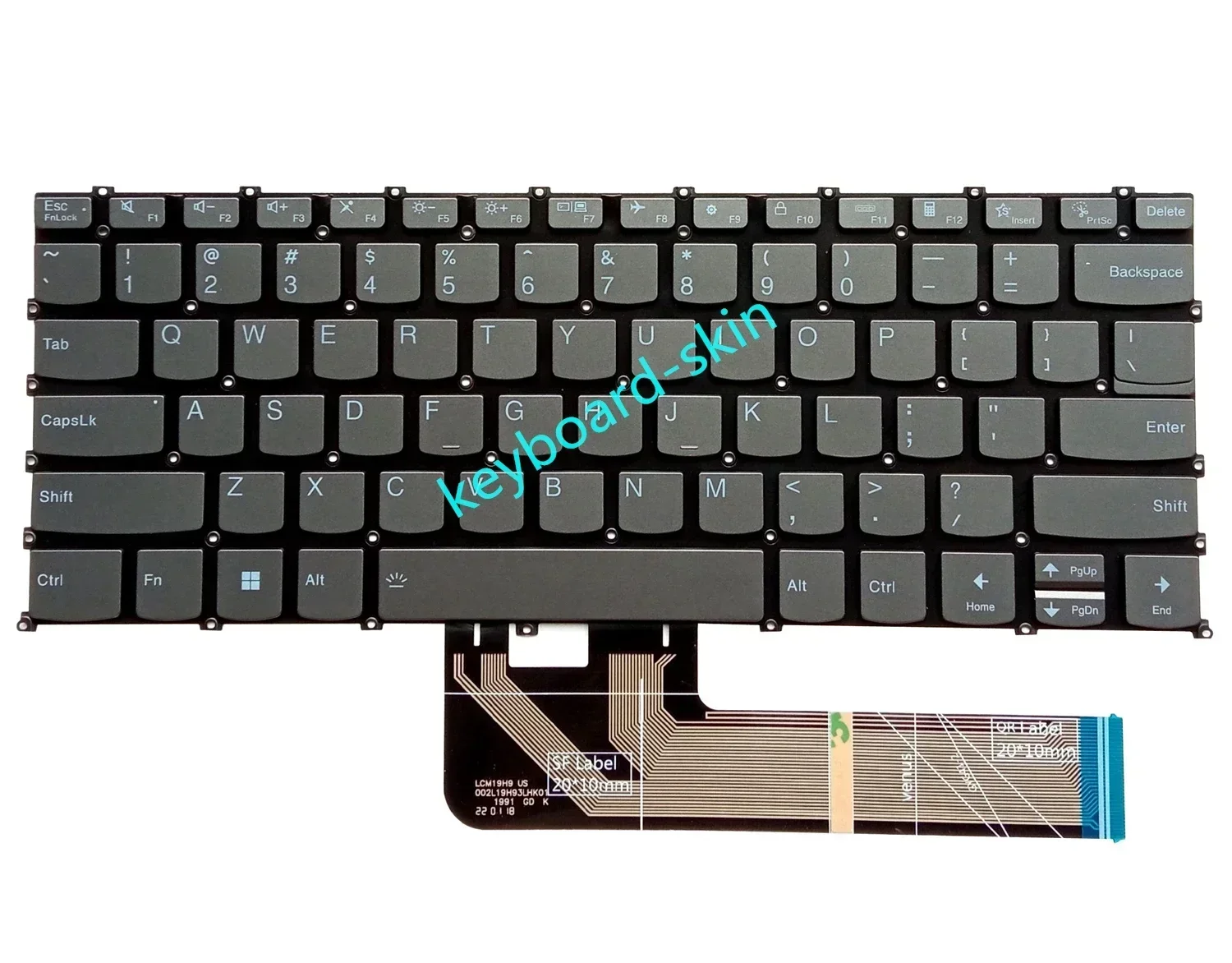 New US Keyboard with-Backlit for Lenovo IdeaPad Slim 5 14IAH8