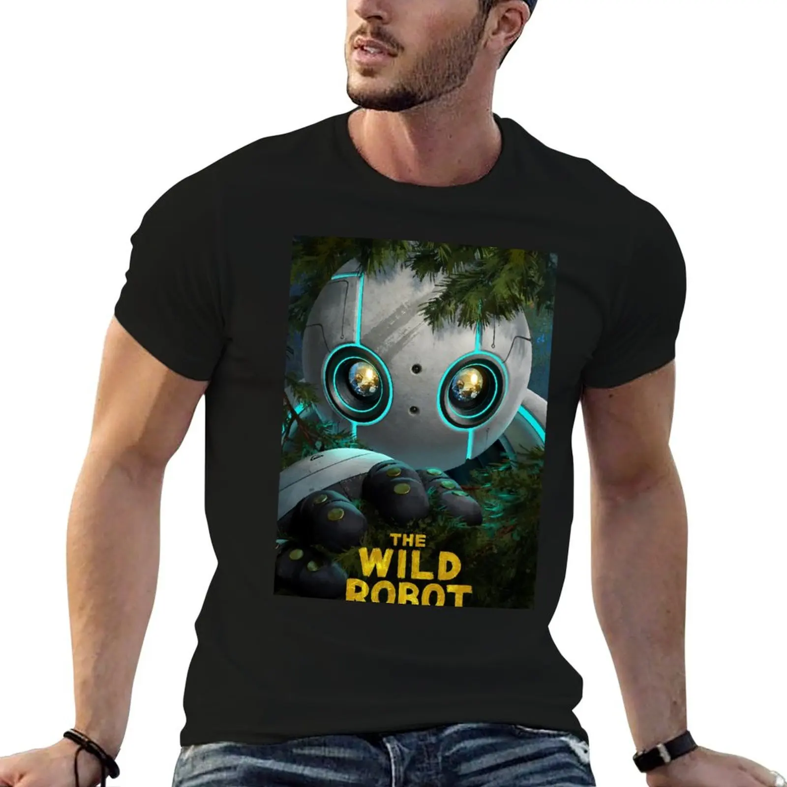 The Wild Robot T-ShirtT-Shirt korean fashion quick-drying cheap stuff plain white t shirts men